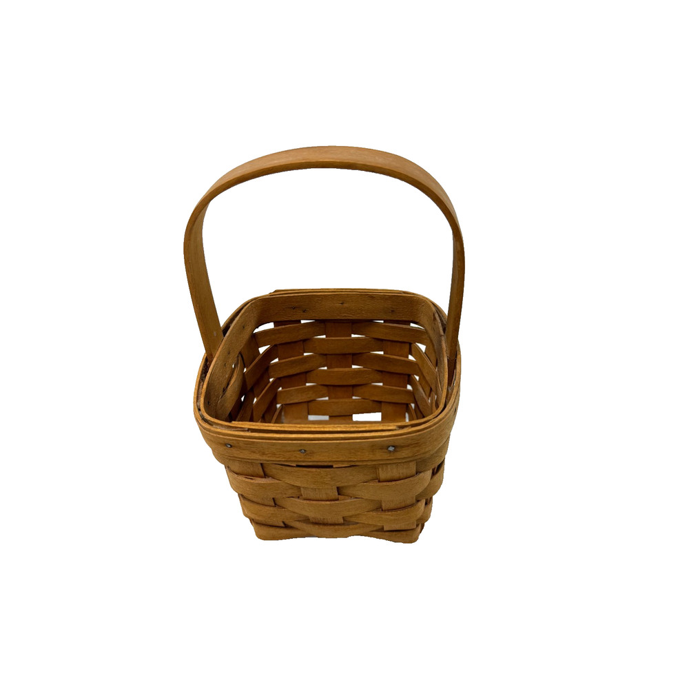 1995 Longaberger Medium Peg Basket 5.5"L x 5.5"W x 6"H USA Made